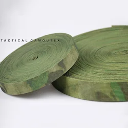 Cinta táctica poliéster camuflaje ruina MOLLE, alta densidad