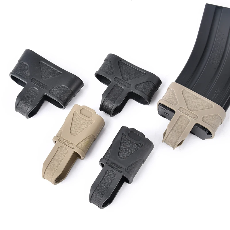 Funda protectora cargador M4 AR15 5,56 con MOLLE y tirador rápido - imagen 2