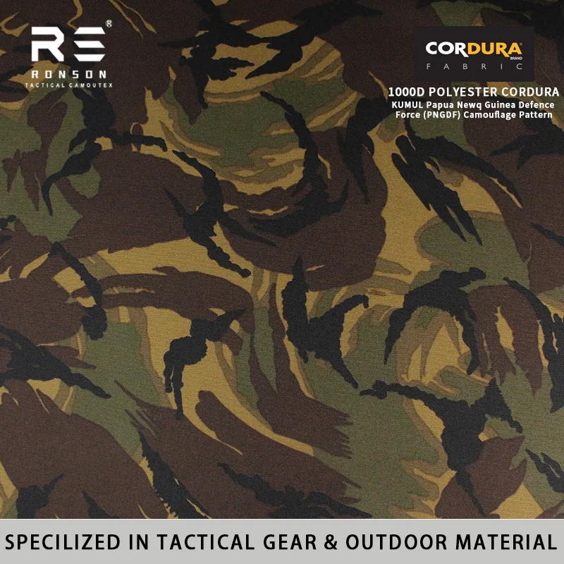 KUMUL Camuflaje tela Cordura poliéster impermeable PU para MOLLE - imagen 3