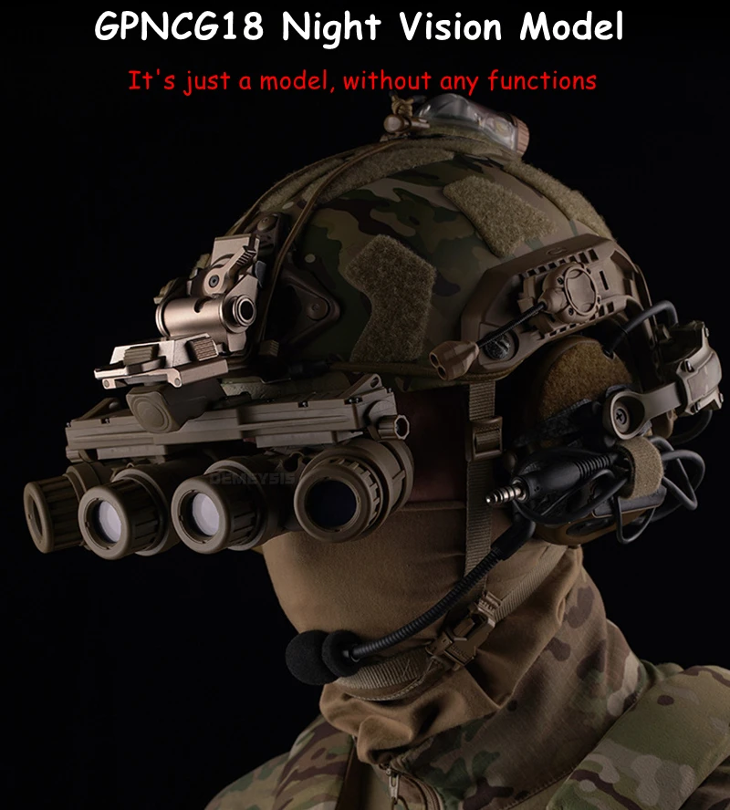 Modelo de visión nocturna táctica DUMMY GPNVG18 de cuatro tubos