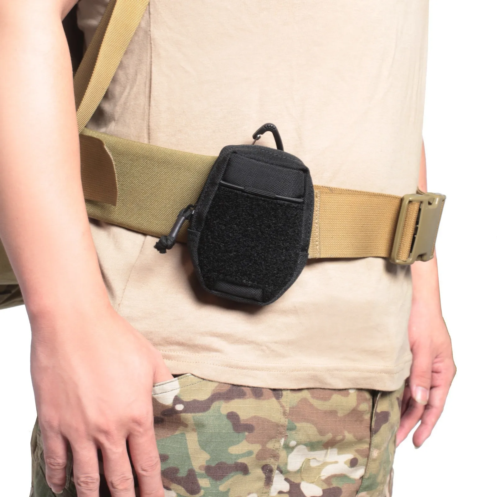 Bolsas tácticas MOLLE de nylon con liberación rápida para cinturón - imagen 5