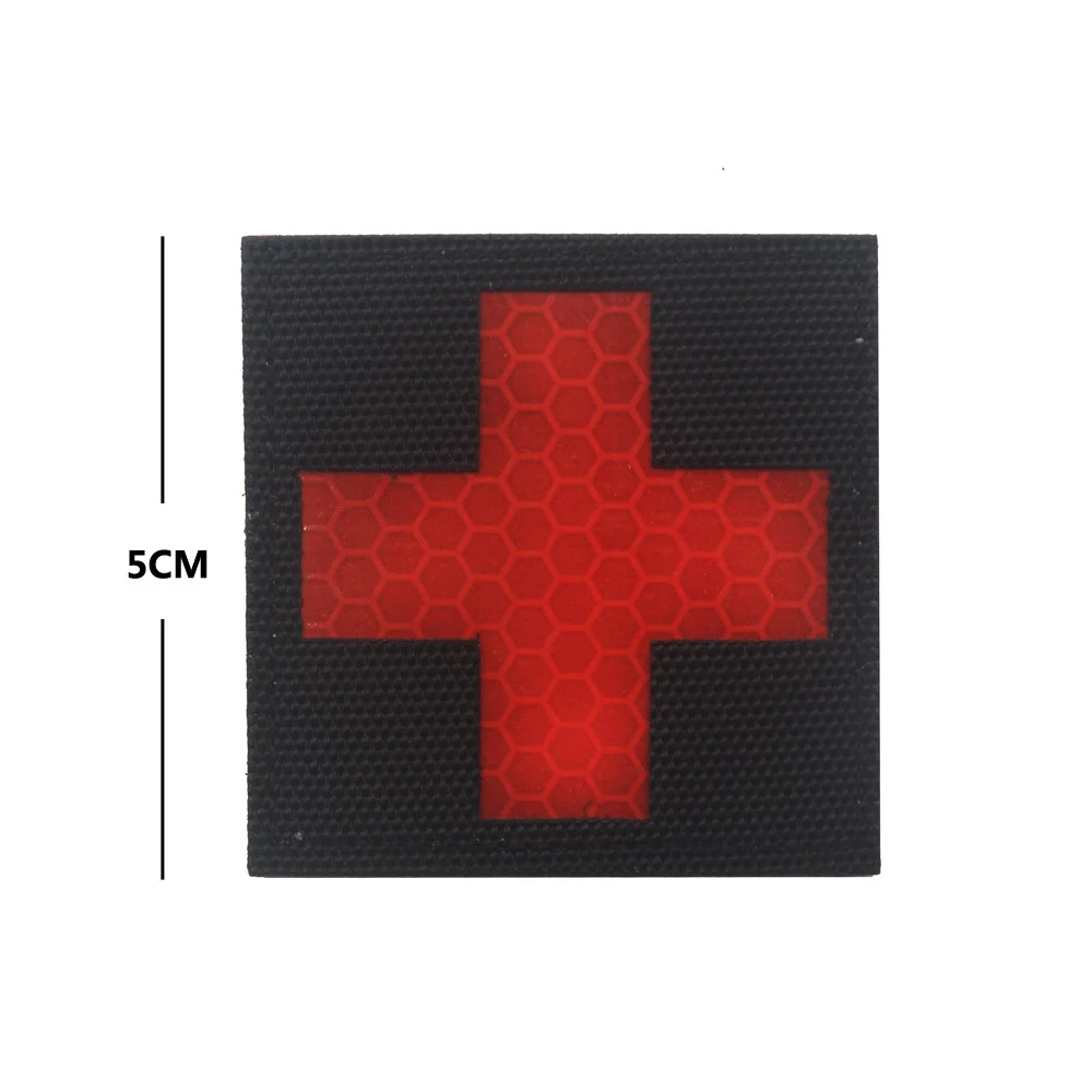 Parche reflectante 3D emergencias MOLLE bordado para chaleco táctico - imagen 5