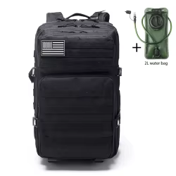 Mochila táctica de exterior multicompartimento con bolsa de agua