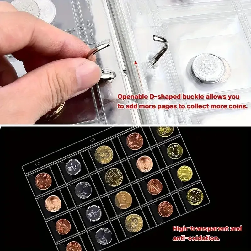 Libro organizador ignífugo para monedas de colección alta capacidad - imagen 5