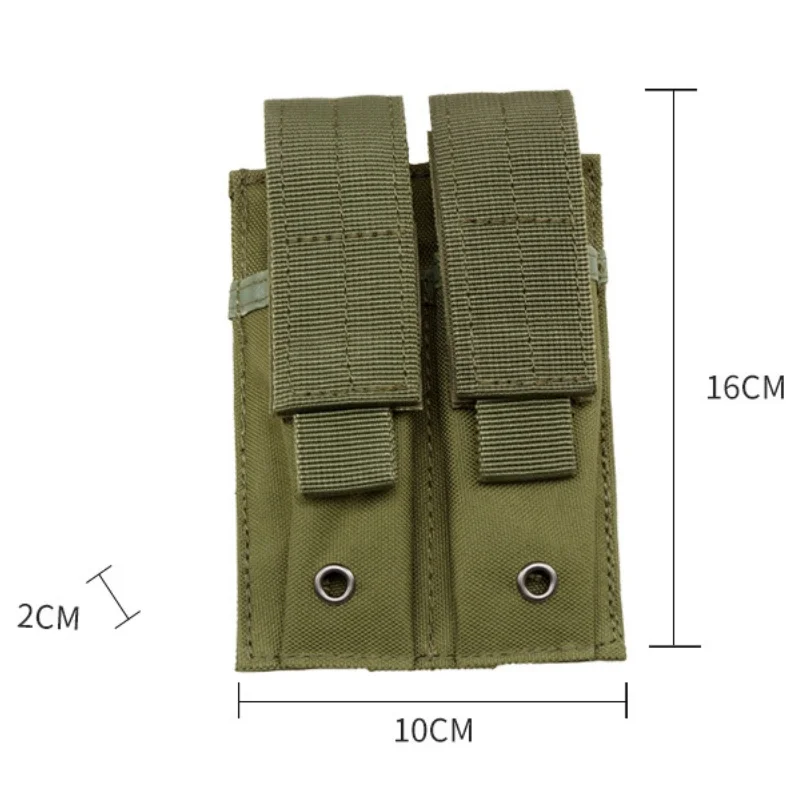 Molle-bolsa doble en configuración MOLLE