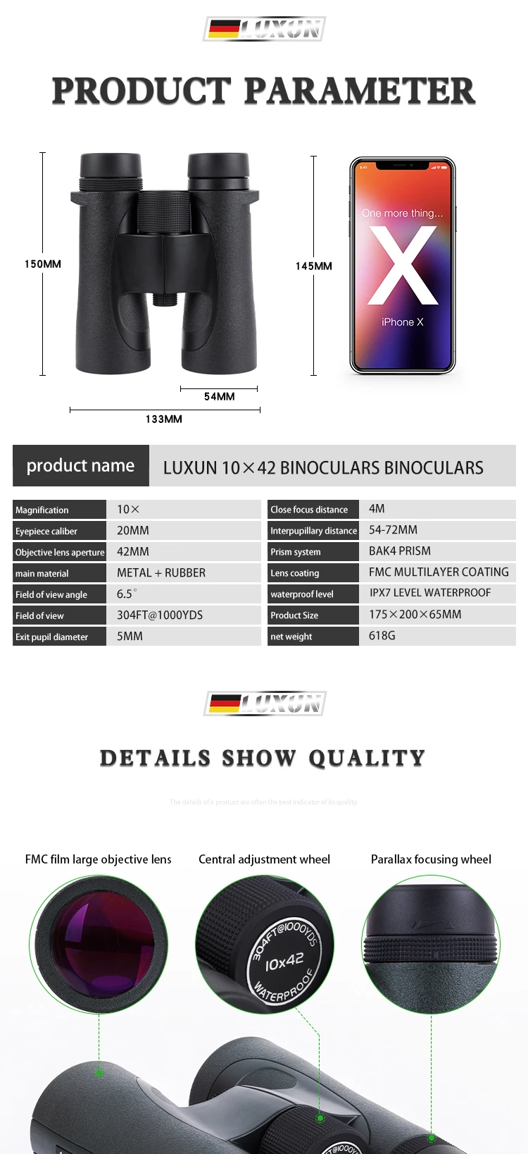 Accesorios incluidos
