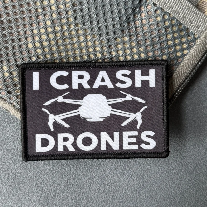 Parche táctico I Crash Drone con cierre de gancho y bucle - imagen 5