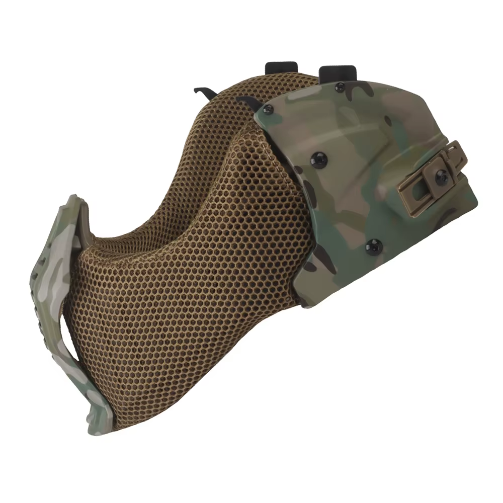 Casco táctico Wendy 3.0 con media máscara protección auditiva y bucal - imagen 5