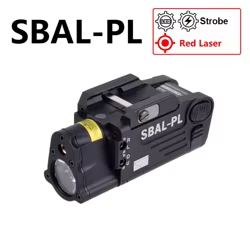 SBAL PL luz táctica con mira láser roja y verde para pistola Airsoft