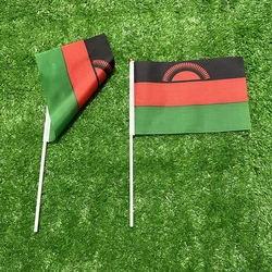 Bandera de mano Malawi SKY FLAG para ondear con asta de plástico