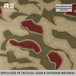 Tela táctica ripstop NYCO camuflaje Marsh mezcla nylon-algodón