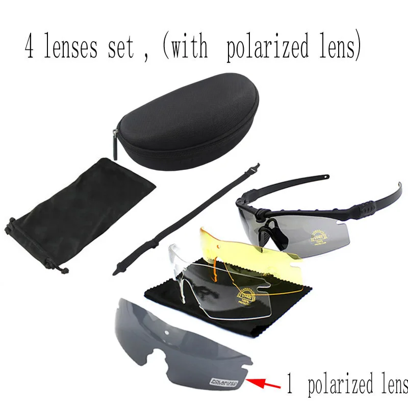 Gafas tácticas polarizadas TR90 – Protección UV para exterior - imagen 5