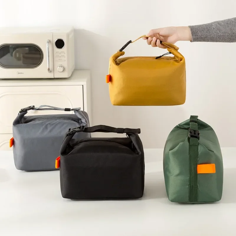 Bolsa térmica impermeable plegable bento aislante para comida - imagen 3