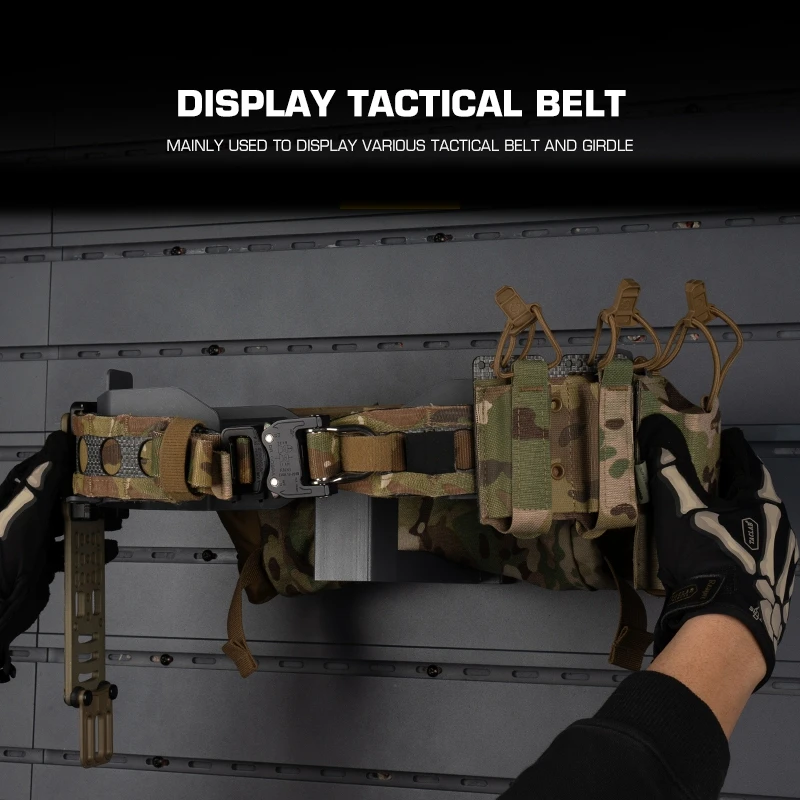 Exhibidor Táctico para Rifle, Casco, Cinturón MOLLE y Portaplacas - imagen 3