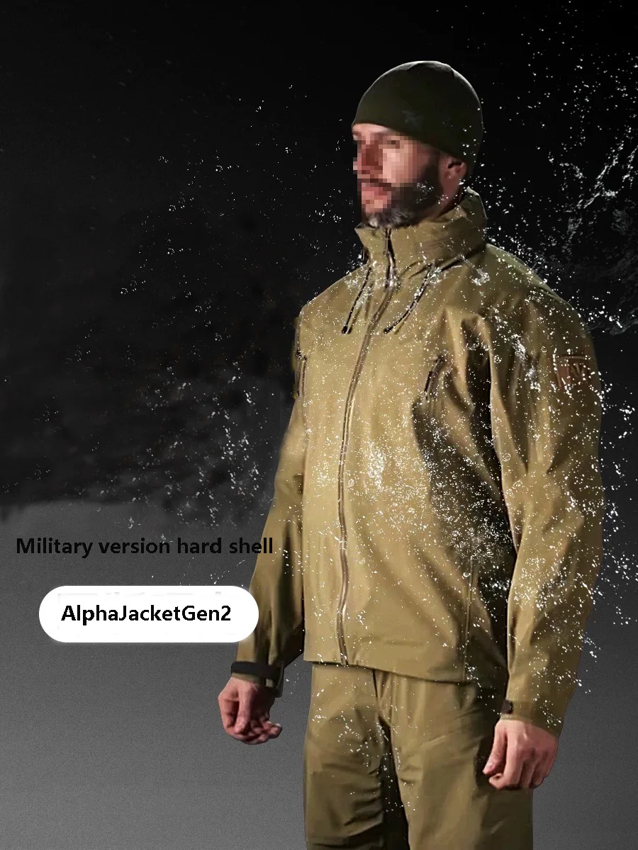 Chaqueta táctica Gen2 carcasa dura impermeable y transpirable resistente - imagen 2