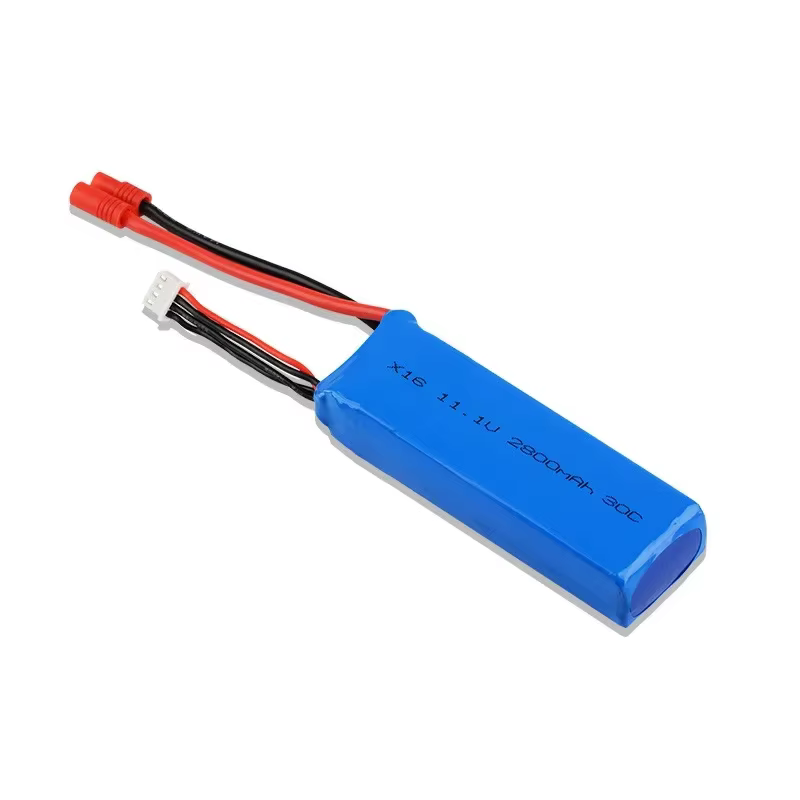 Batería LiPo para dron RC con conector banana y carga USB - imagen 2