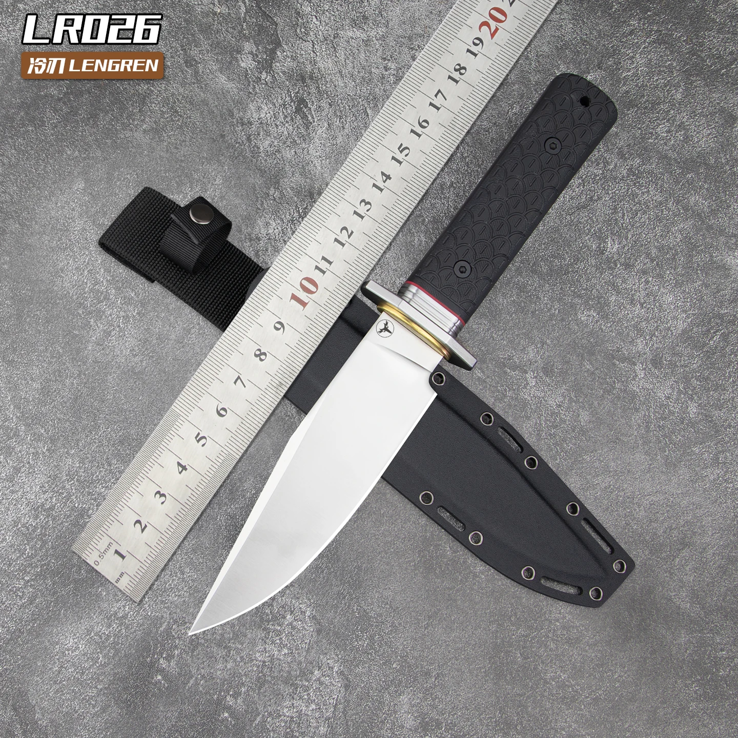 LENGREN A026 Cuchillo de acampada multiusos para senderismo - imagen 5