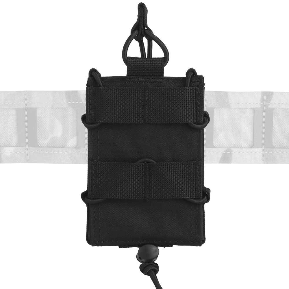 Porta cargador táctico negro para exterior