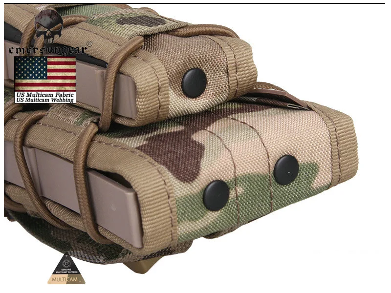 EmersonGear Bolsa porta revistas MOLLE Airsoft doble compartimento - imagen 4