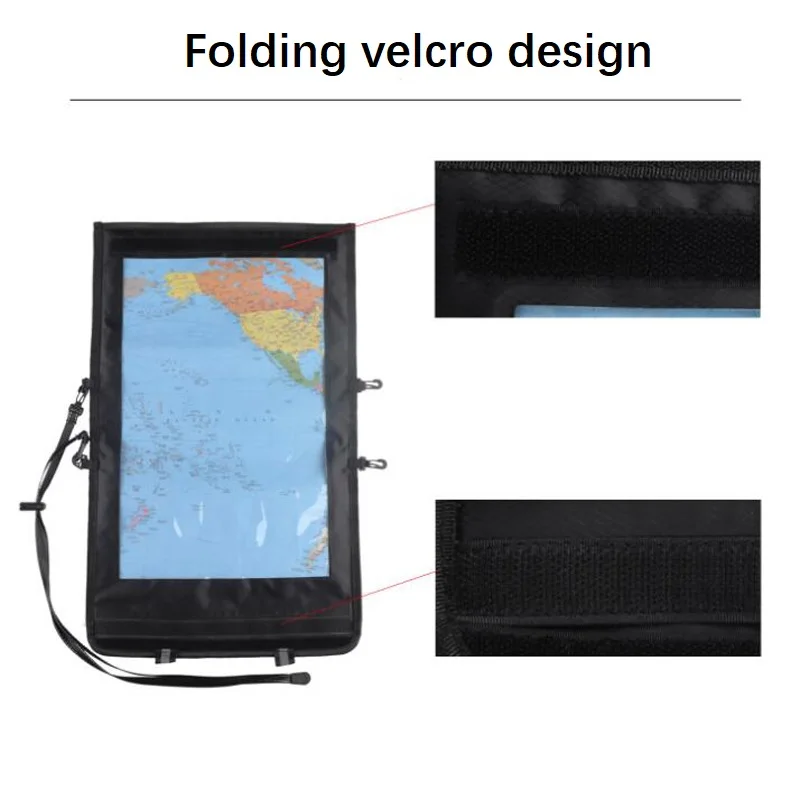 Bolsa táctica impermeable transparente para mapa y pasaporte – Plegable senderismo - imagen 3