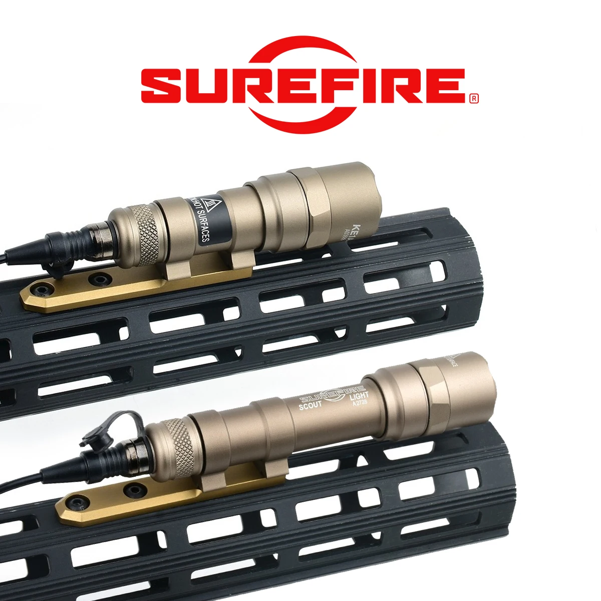 SureFire M300/M600 linterna táctica LED metal con M-LOK/KeyMod