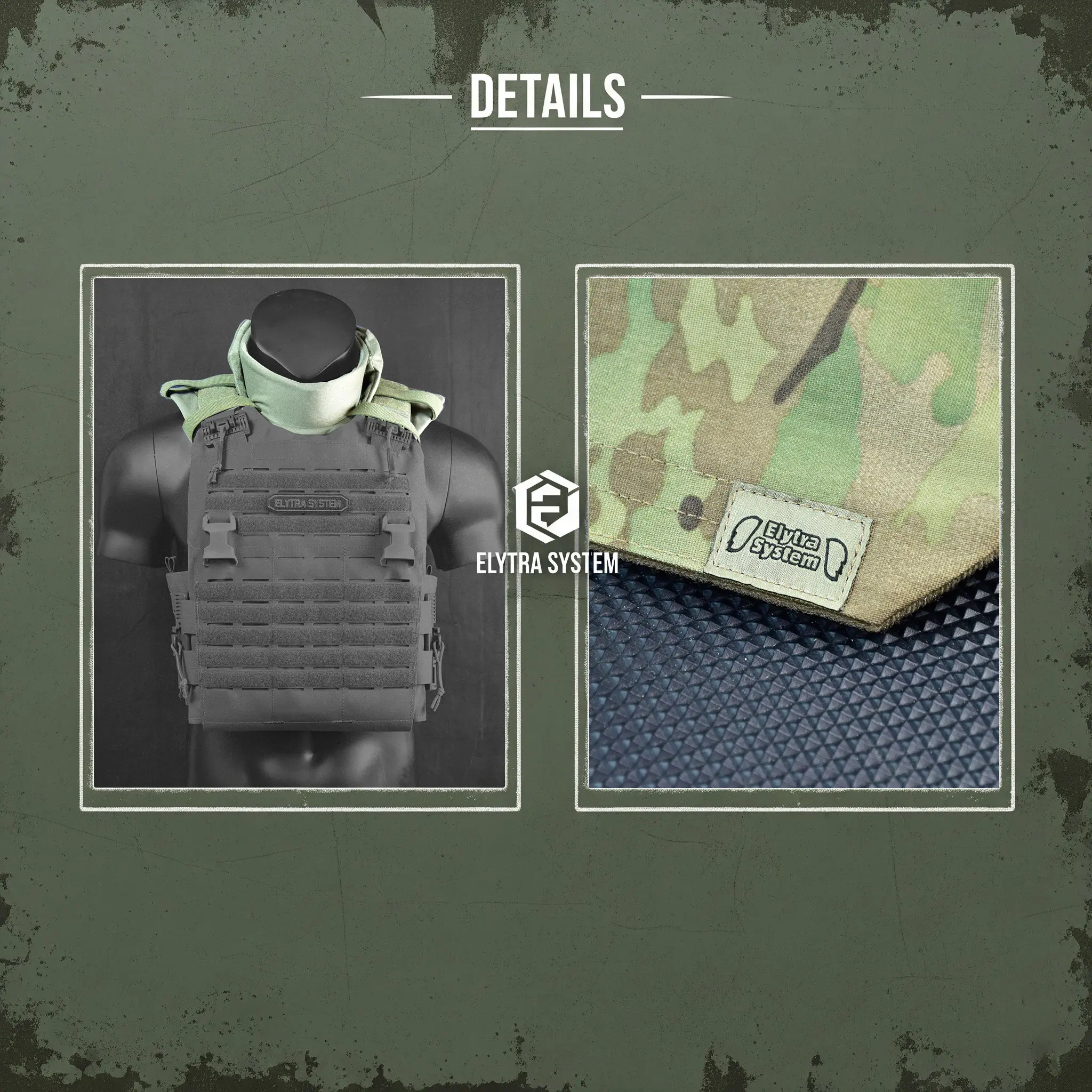 Protector de cuello táctico ajustable de gran cobertura - imagen 4
