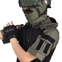 Camisa táctica militar estadounidense con capucha para combate airsoft