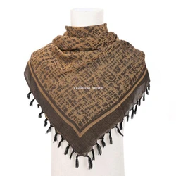 Shemagh táctico desierto algodón – Bufanda militar MOLLE compatible