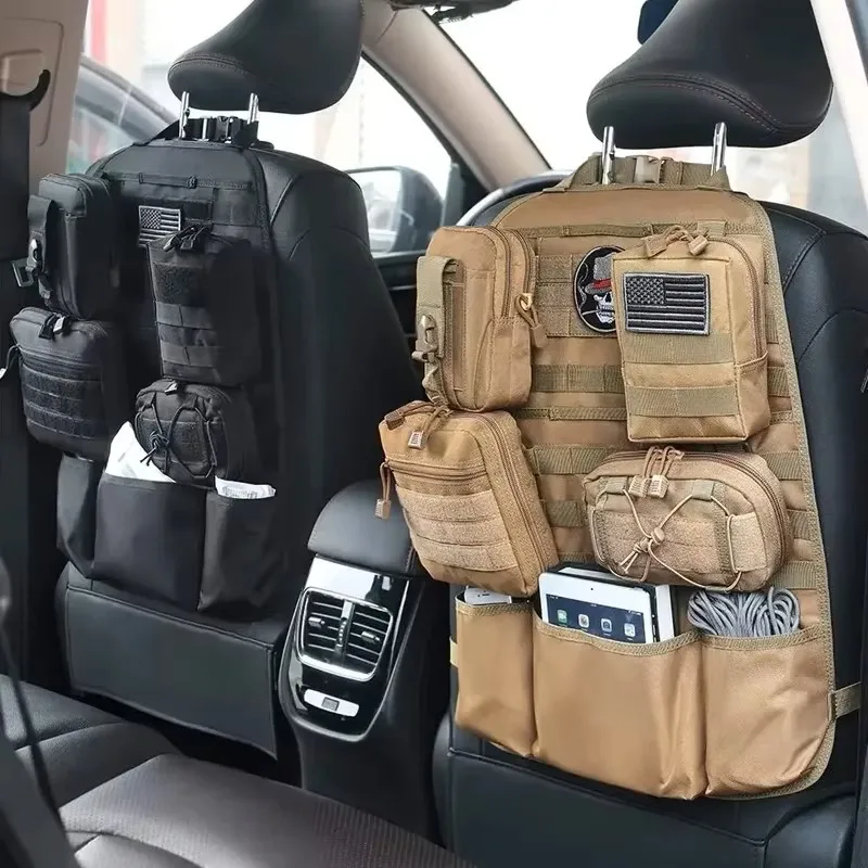 Bolsa organizadora táctica asiento trasero coche para almacenamiento - imagen 2