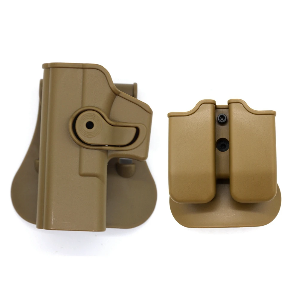 Funda táctica zurda para pistola Glock con cargador extra rígida - imagen 5