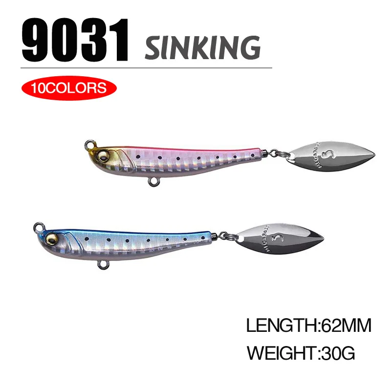 Señuelo giratorio VIB metal para jigging invierno - imagen 3