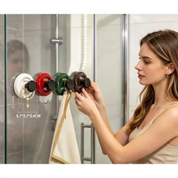 Ganchos de succión para colgar toallas en baño y cocina