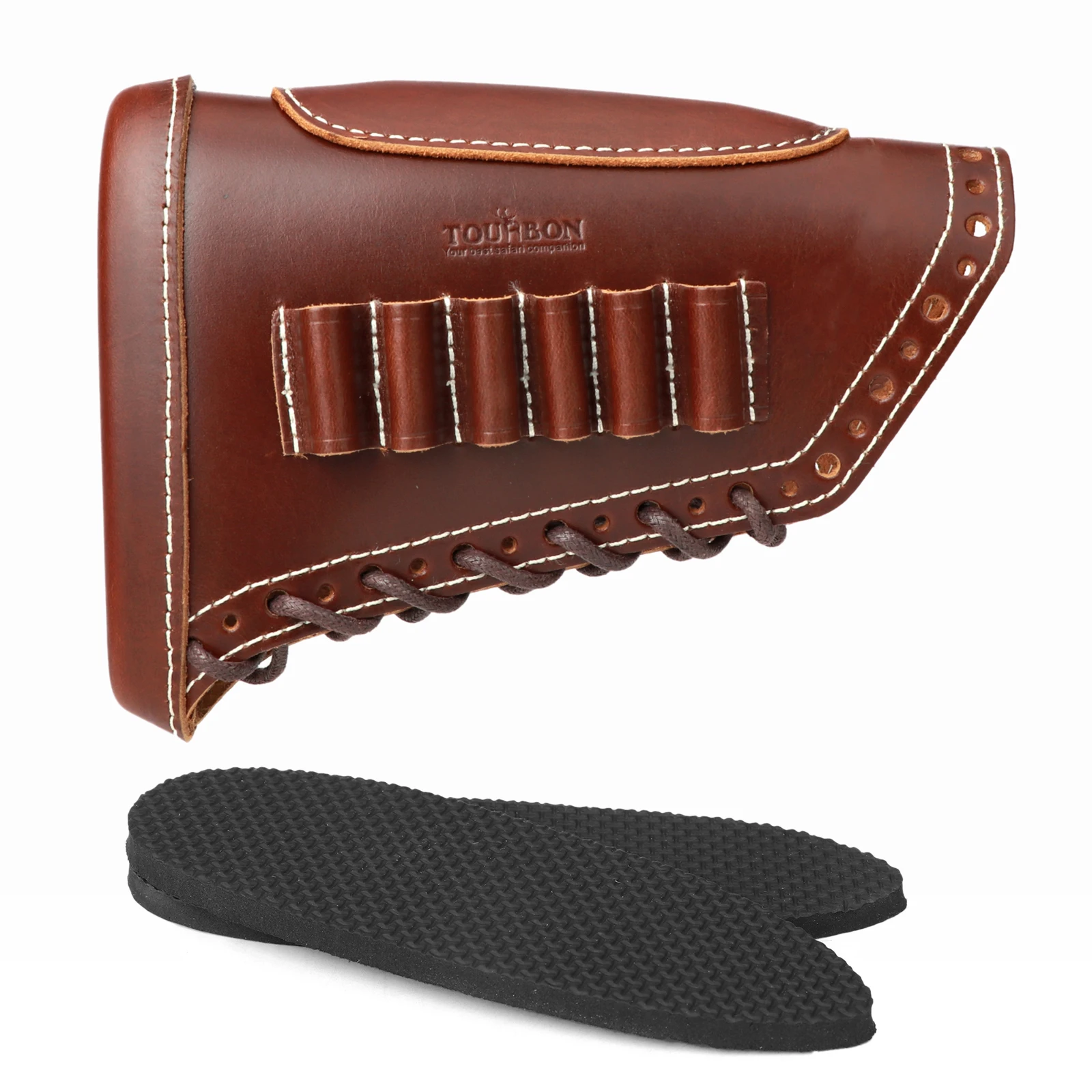Tourbon cubierta cuero táctica pistola – reposapiés soporte ajustable - imagen 4