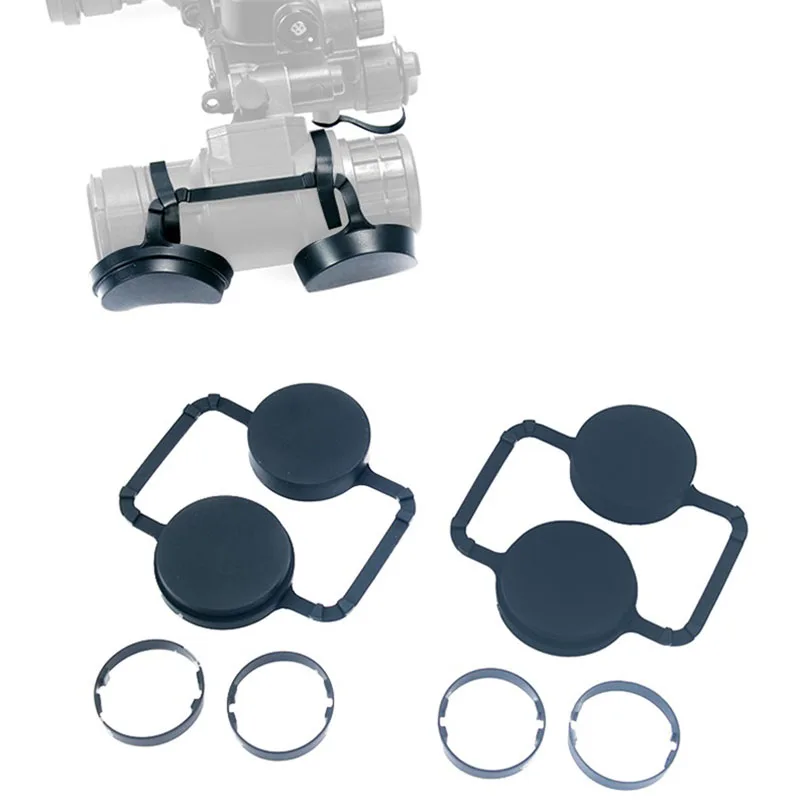 Cubierta de goma para gafas visión nocturna PVS14, PVS15, PVS31 - imagen 2