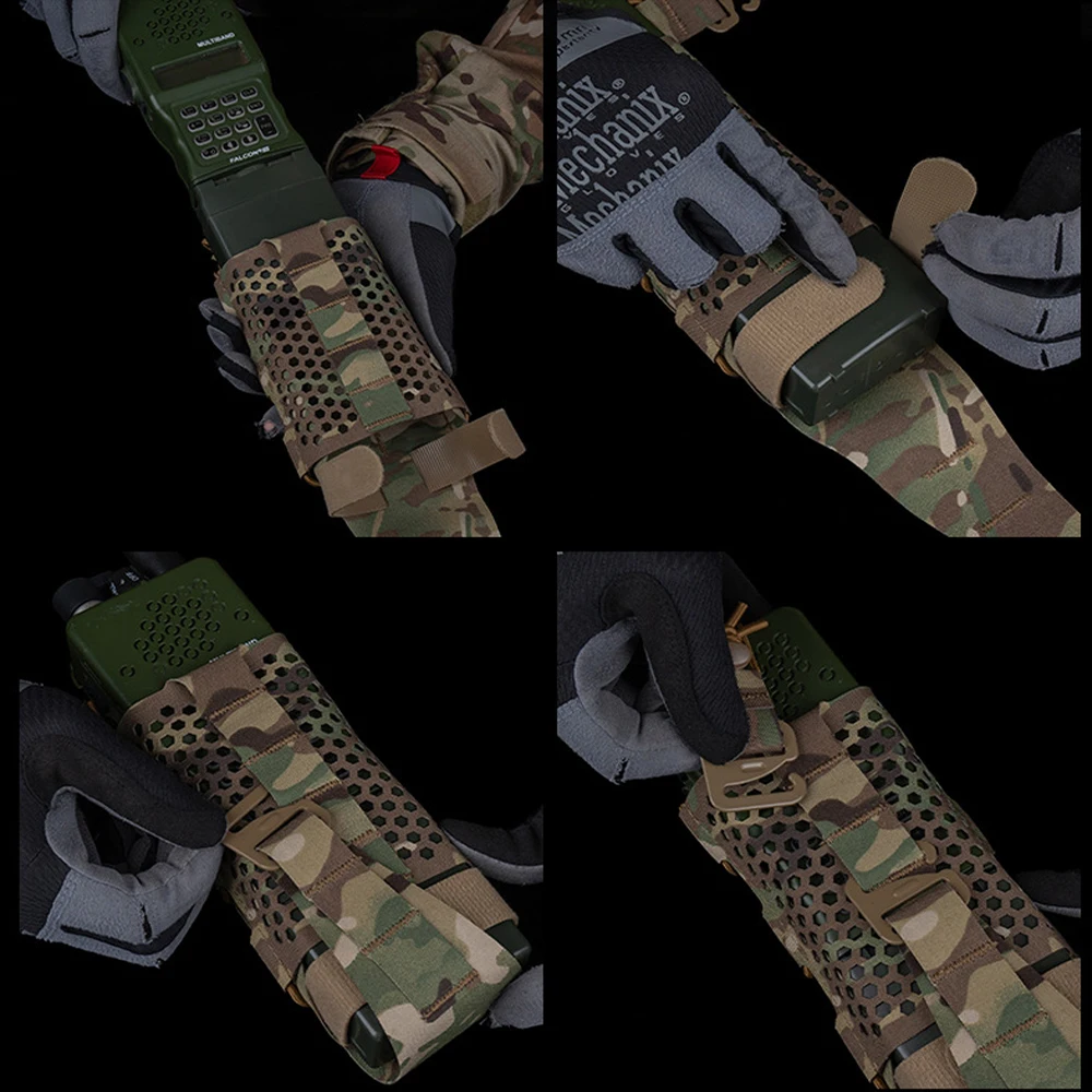Bolsa MOLLE táctica para radio walkie-talkie - imagen 3