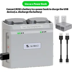 DJI Mini 2 y Mavic SE Cargador Hub bidireccional USB para drones