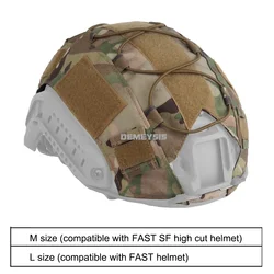 FAST funda táctica casco camuflaje ripstop con gancho y bucle