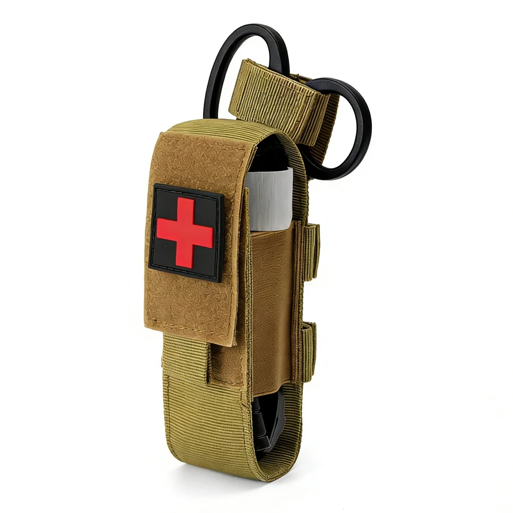 Soporte IFAK MOLLE para torniquete, bolsa táctica médica trauma EMT - imagen 4