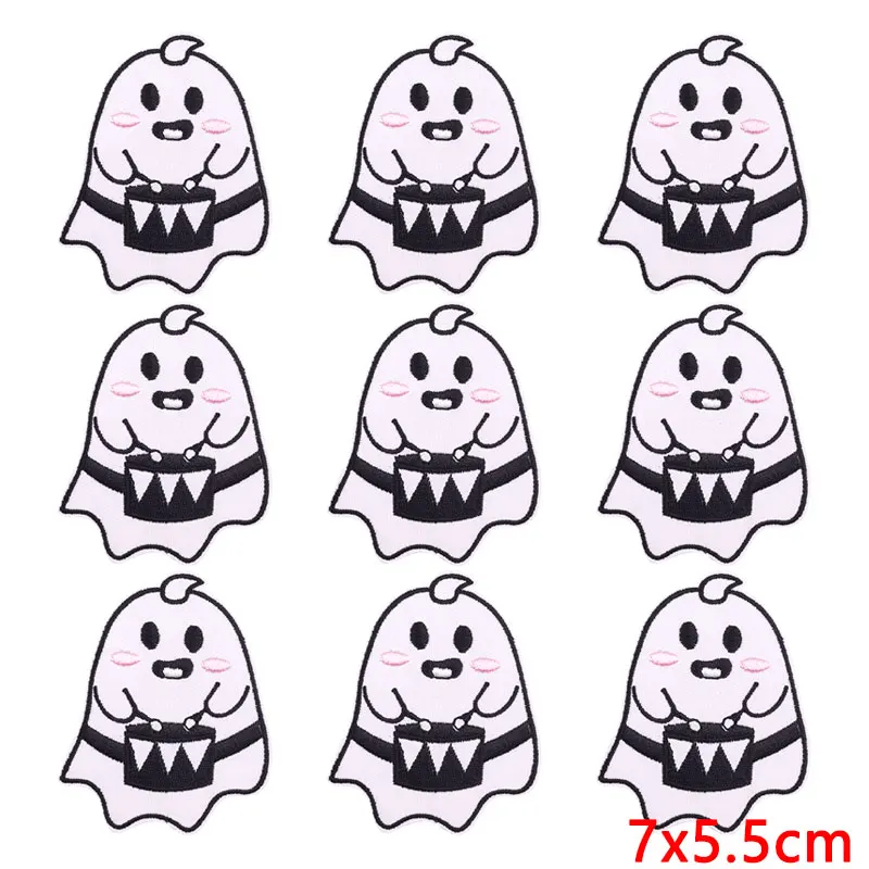 Parche bordado aplique táctico Halloween para planchar en ropa - imagen 5