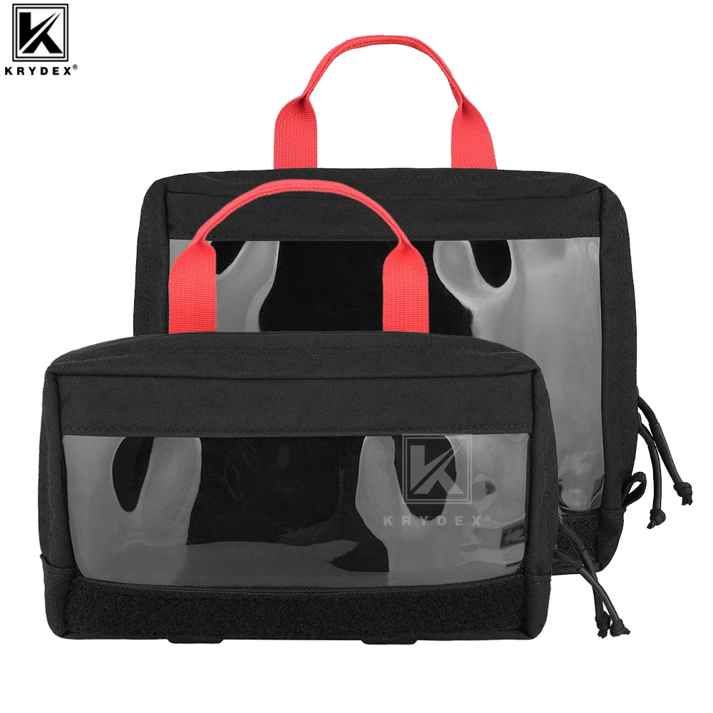 KRYDEX bolsa táctica transparente con inserto superior y botiquín - imagen 5
