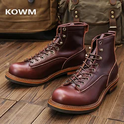 Botas trekking KOWM piel antideslizantes