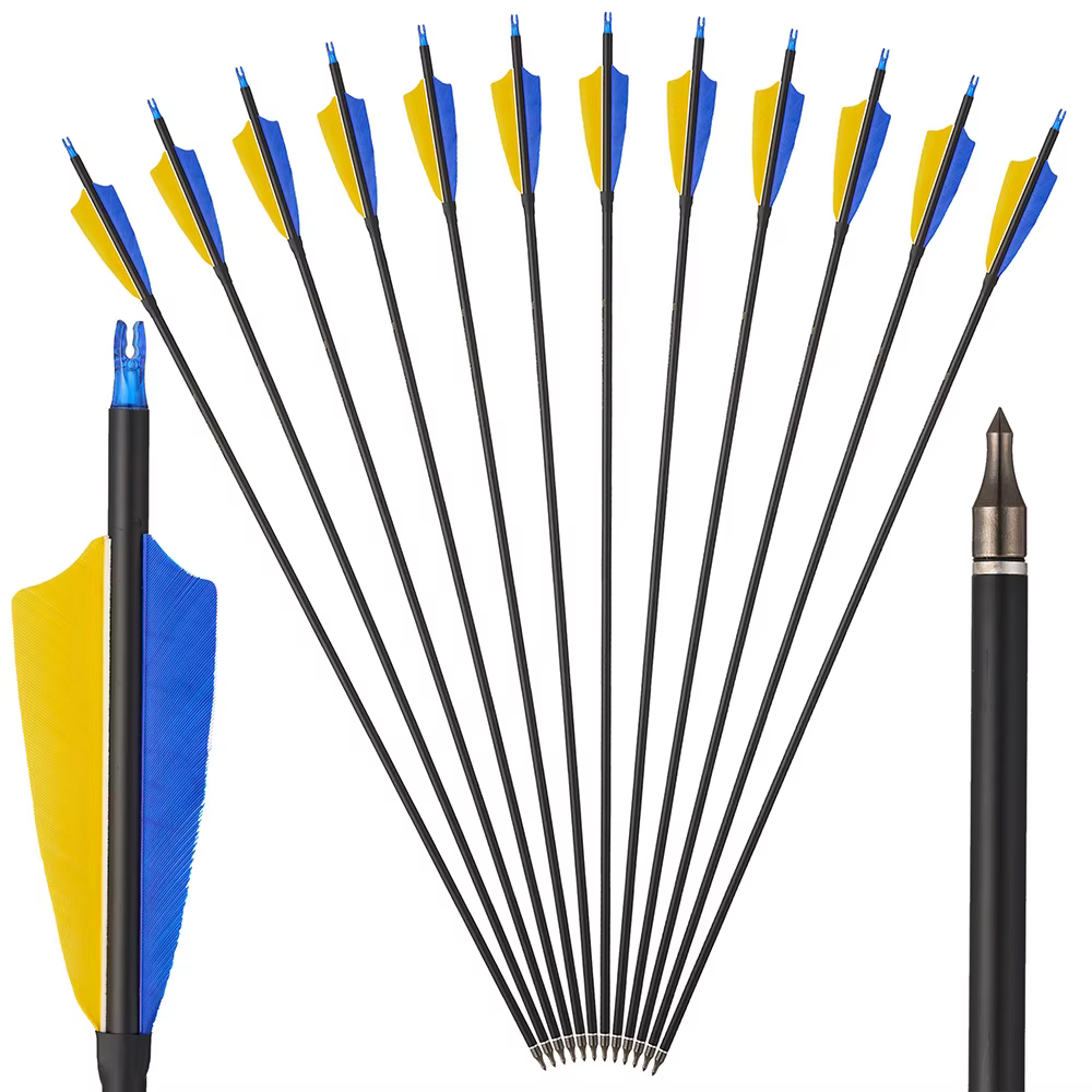 Flechas de carbono para tiro con arco compuesto y recurvo aire libre - imagen 4