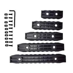 Guardamanos Picatinny polímero 7 ranuras M-Lok/Keymod airsoft caza