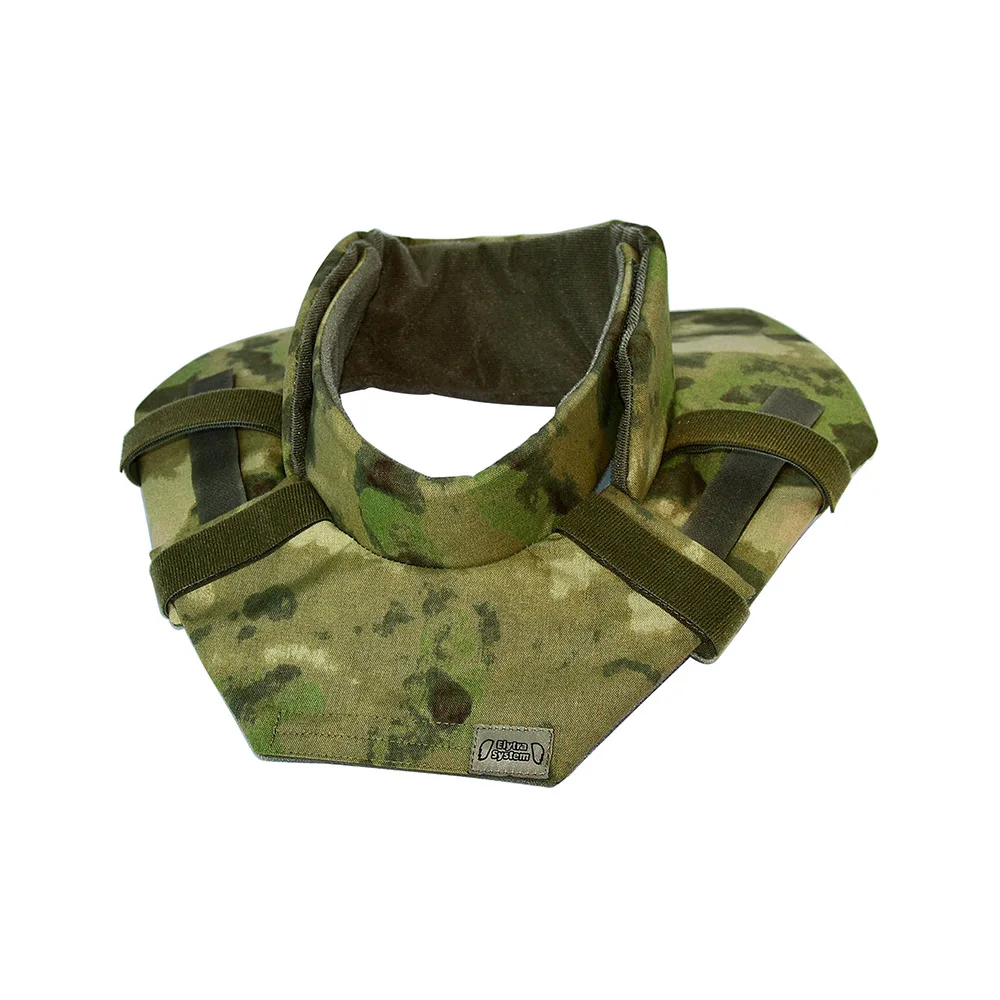 Protector de cuello táctico ajustable para portaplacas y Airsoft - imagen 2