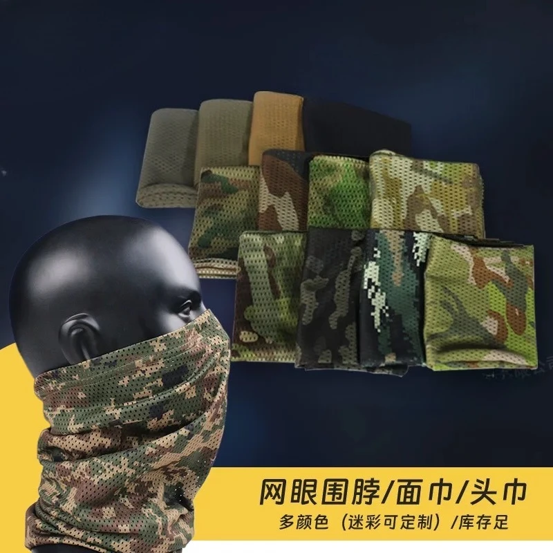 Pañuelo táctico cuello camuflaje selva Malasia transpirable - imagen 5