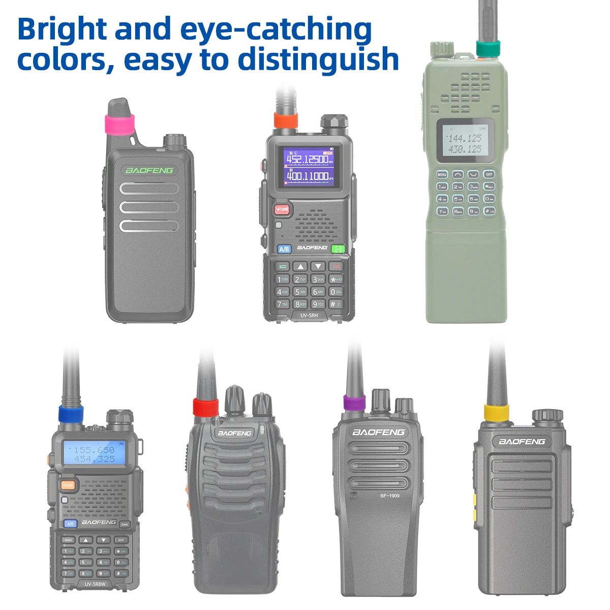 Bobina de tensión ligera para antena Baofeng - 7 colores disponibles - imagen 3