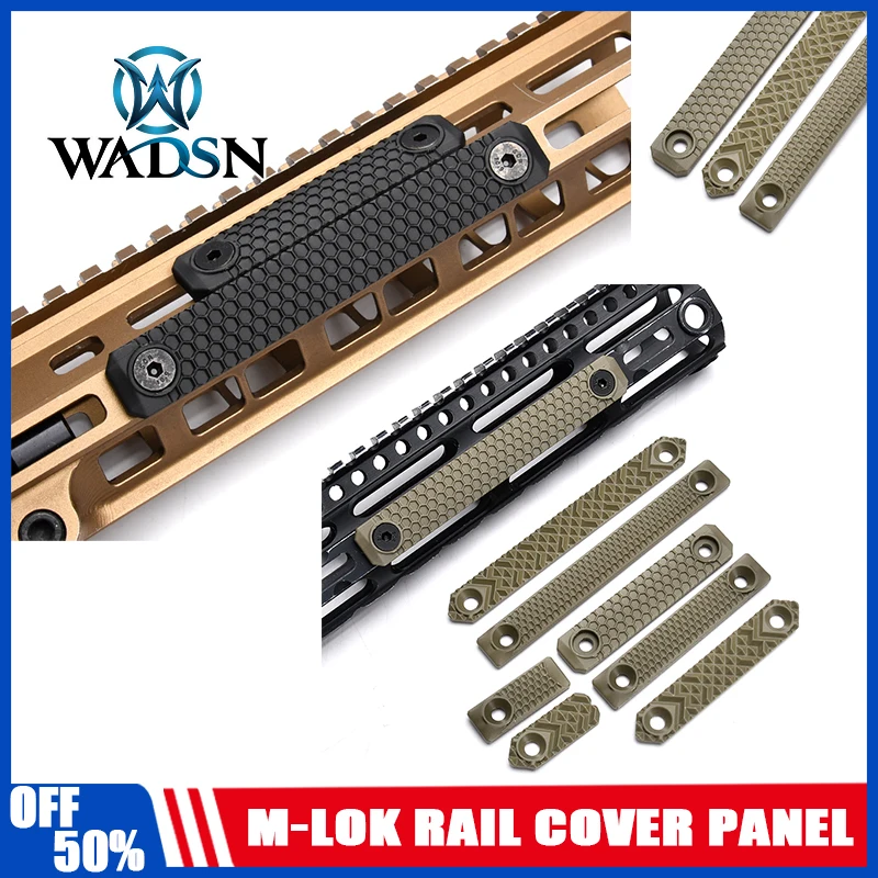 WADSN Cubiertas de riel M-LOK antideslizantes ergonómicas para airsoft - imagen 3