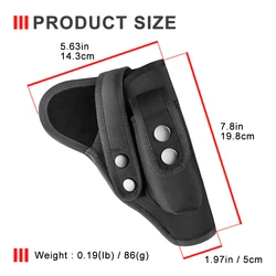 Funda táctica pistola OWB universal con bolsa cargador ripstop