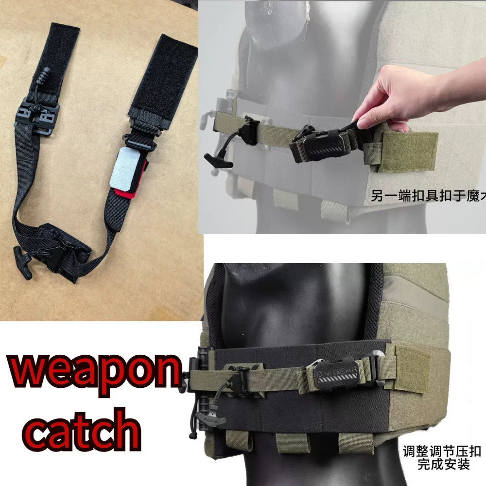 Ajustador de correa con velcro para lanzador de herramientas de caza - imagen 2