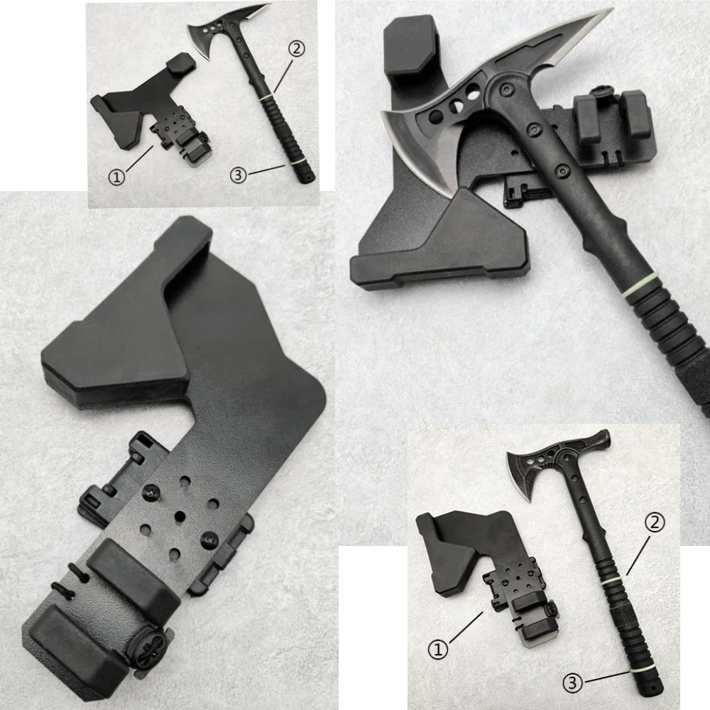 Funda táctica MOLLE para hacha de ingeniero, soporte y sistema - imagen 2